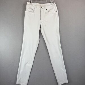 Lululemon Pants Mens 28 White ABC Pant Slim Stretch Skinny Flaw